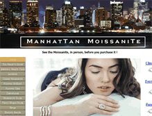 Tablet Screenshot of manhattanmoissanite.com